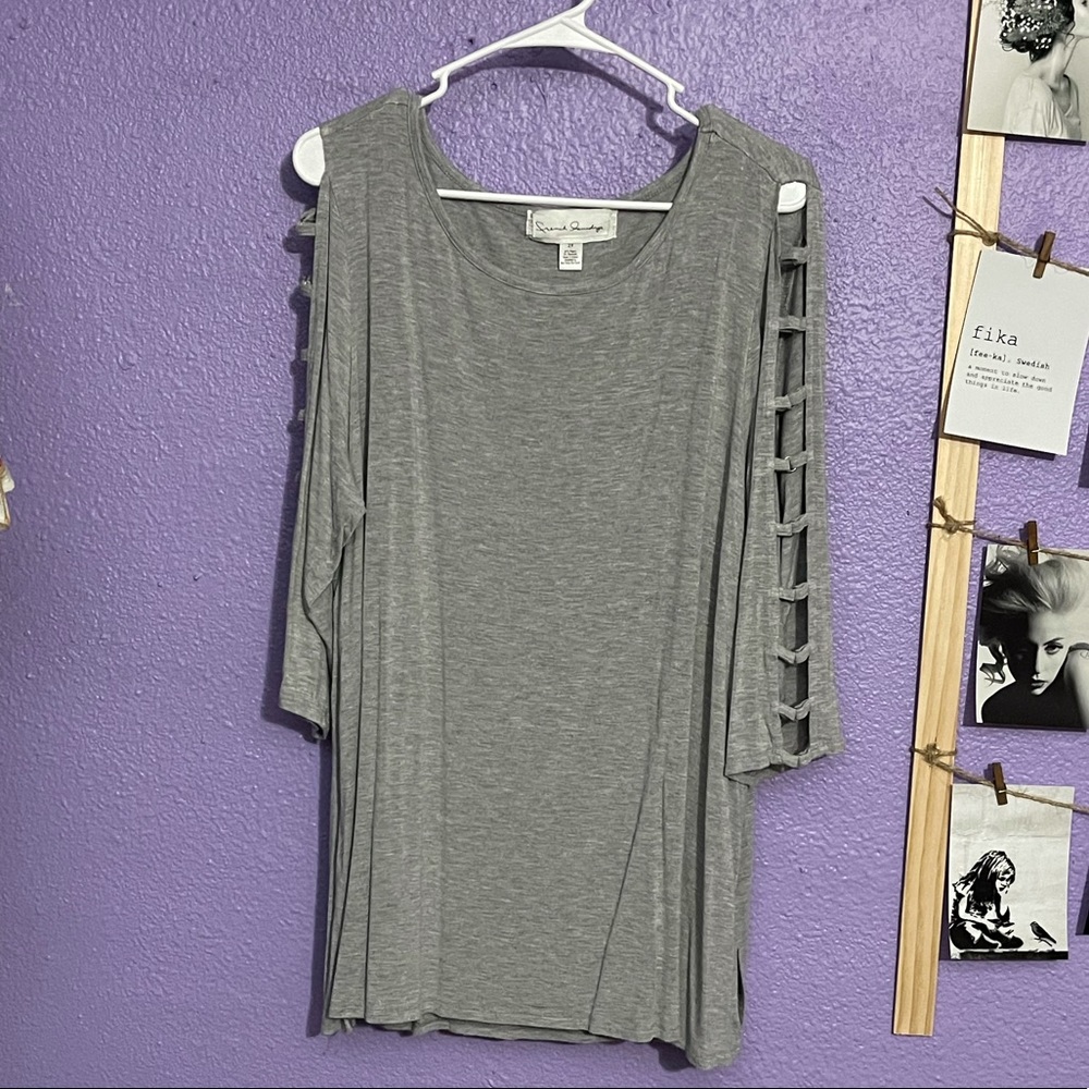 French Laundry brand. Sz 2x. Gray.